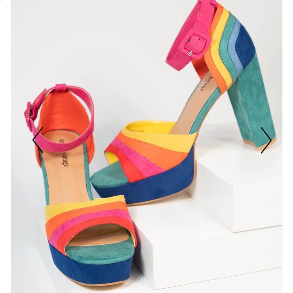 Rainbow heels 🌈